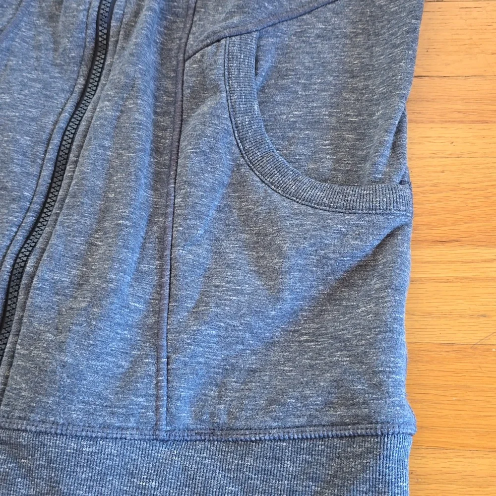 Athleta CYA Heathered Blue Hoodie Sweatshirt- M - Picture 5 of 12